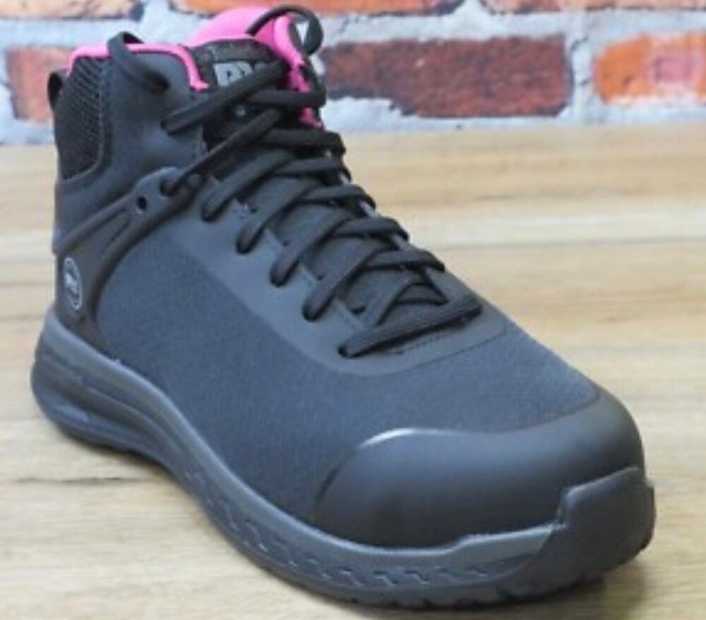 Timberland PRO Drivetrain Composite Safety Toe Work Sneaker Pink/Black Size 7